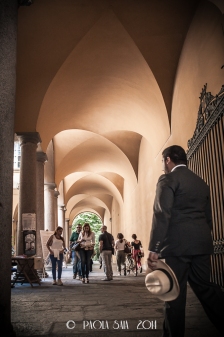Milan "Cortili Aperti" - discovering private courtyards in Brera, Milan, Casa Bigli Samoyloff Besozzi, Borgonuovo street 20